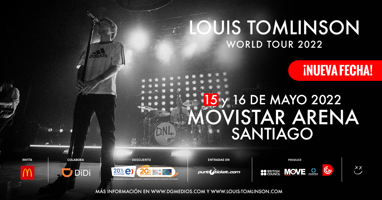 LOUIS TOMLINSON 17 MAYO Movistar Arena